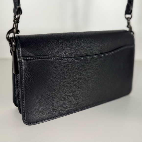 COACH Tabby in Black Leather Shoulder Bag - Picture 10 of 14